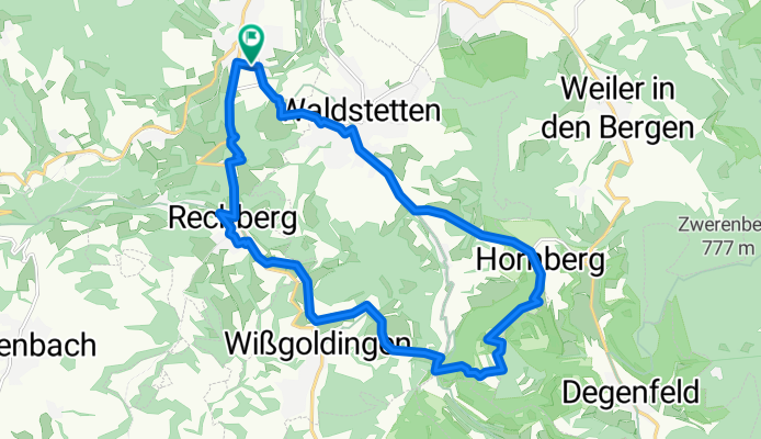 Straßdorf - Kaltes Feld - Rechberg - Straßdorf CLONED FROM ROUTE 452653