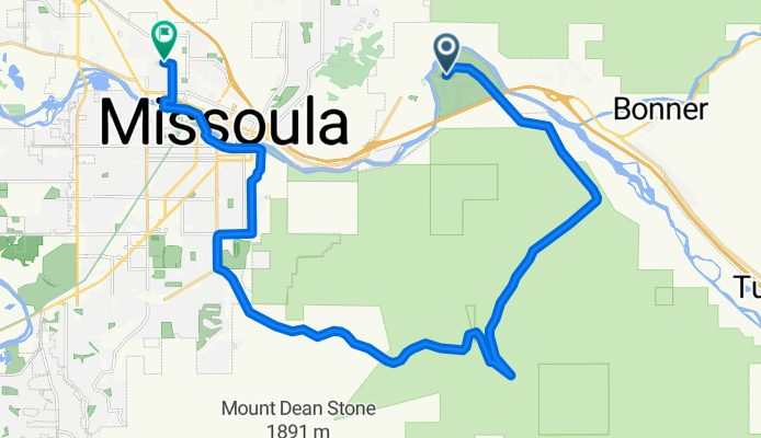 Lengthy Morning Route In Missoula