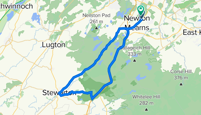 stewarton and back A77