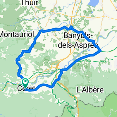 Céret-Col de Llauro-Pleine du Rousillon-Céret