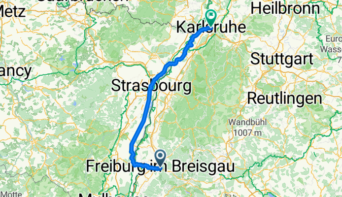 Freiburg Straßburg Karlsruhe
