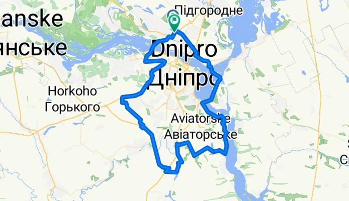 100 км вокруг Днепра