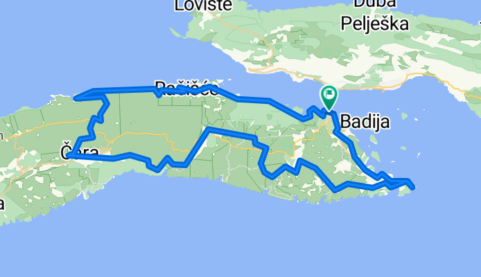 Orebic-Korcula gr. Rundtour