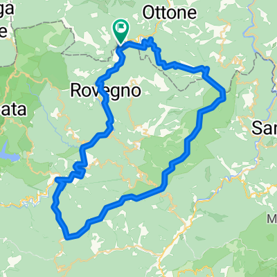 Gorreto Montebruno Costafinale alta via fino al Dego