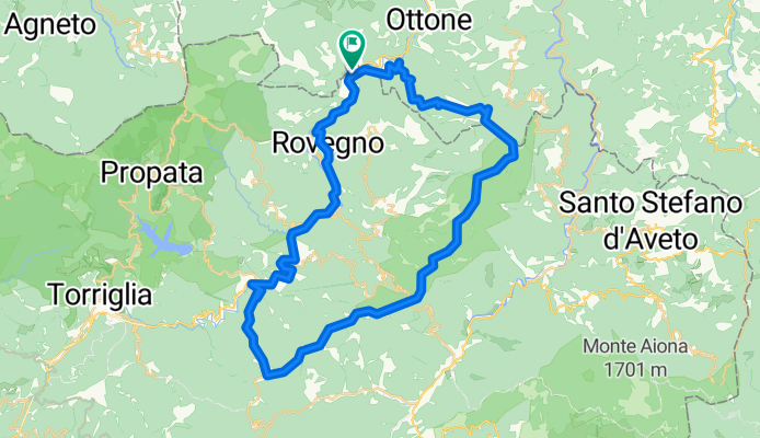 Gorreto Montebruno Costafinale alta via fino al Dego