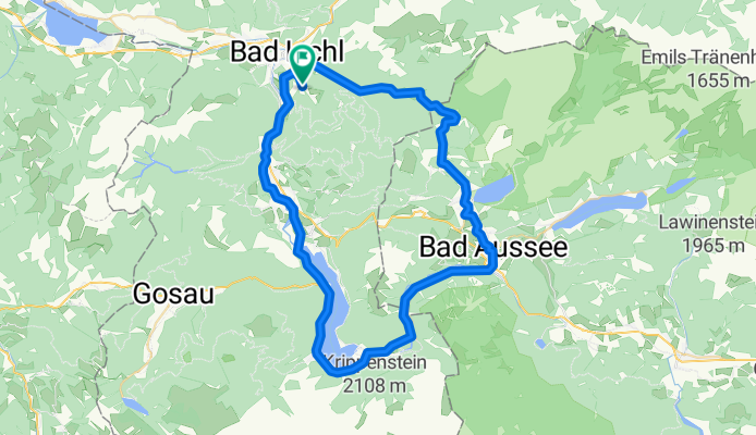 Bad_Ischl - Bla-Alm - Bad_Aussee - Hallstadt - Bad_Ischl