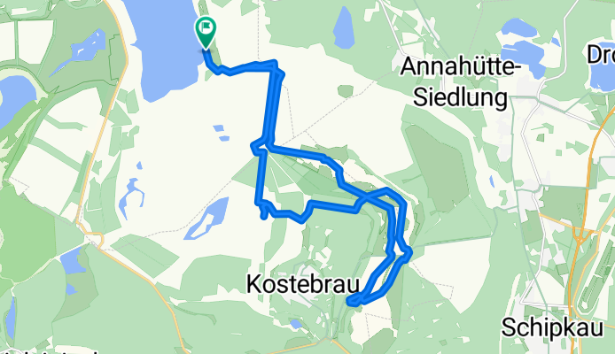 Bergheider See und Abraum Gebiet - Orientierungsfahrt 20 Kilometer offroad