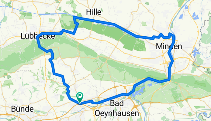 Minden-Hiller Moor-Lübbecke (Runde von Löhne)71km