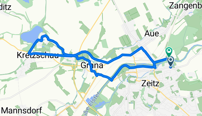 Über Grana nach Kretzschau und nach Hause