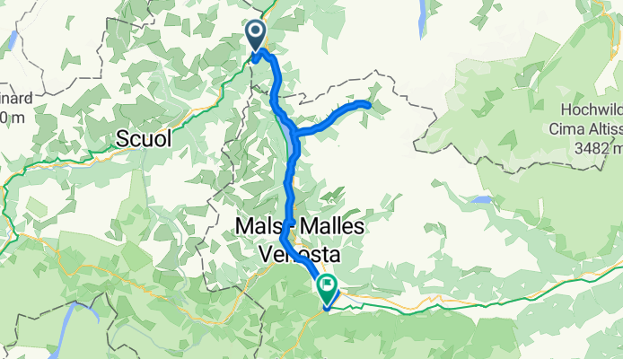 Reschenpass - Prad 