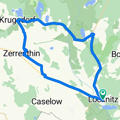 Rundtur Löcknitz-Krugsdorf-Löcknitz