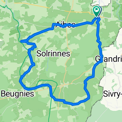 Autour Solre le Château 40 km