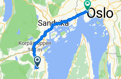 Route in der Bikemap App öffnen