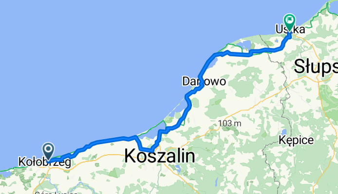 Kolberg - Uska (Stolpmünde) / PL