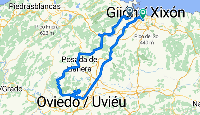 Gijón-Violeo-Naranco-Gijón