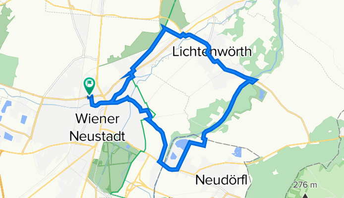 Rundfahrt mit Stop am Neudörfler Badesee