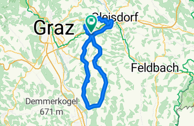 Route in der Bikemap App öffnen