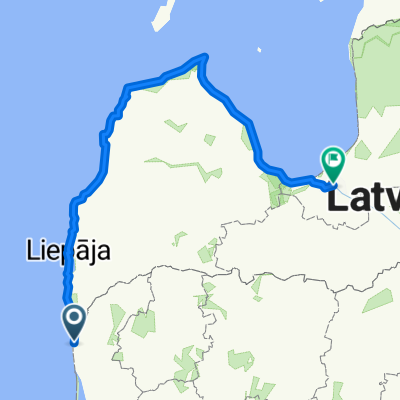 Palanga - Riga ~455km