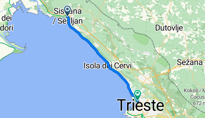 TR: Sistina - Triest (Küstenstrasse)