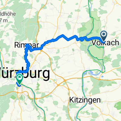 Volkach - Rimpar - Würzburg