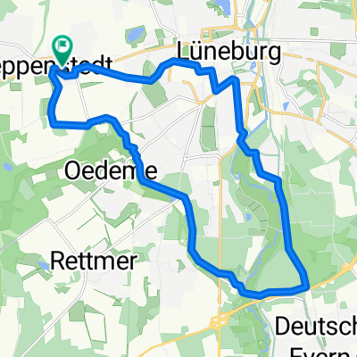 MTB-Tour Reppenstedt - Hasenburg - Wilschenbruch - Reppenstedt