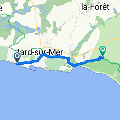 Steady Afternoon Track In Jard-Sur-Mer