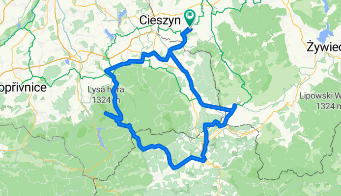 Trójstyk i Łysa Hora