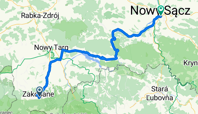 Zakopane- Nowy Sacz