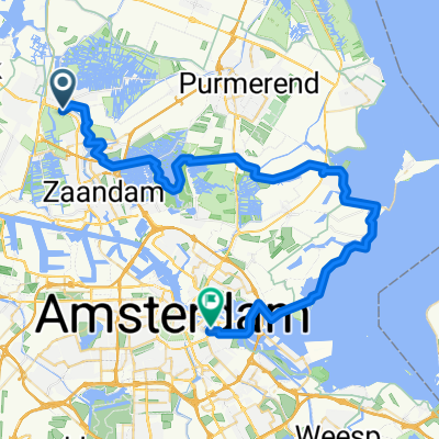 Wormerveer to Zeeburg