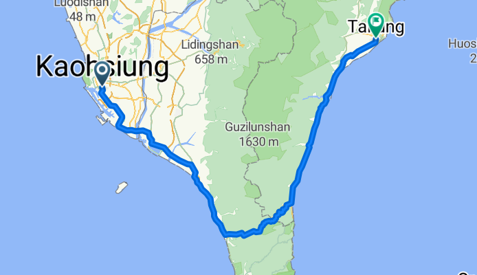 Cycling Taiwan Day 5 Gaoxiong - Taidong