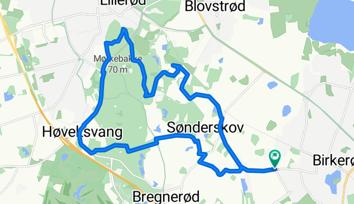 Naturrute ved Høvelte 