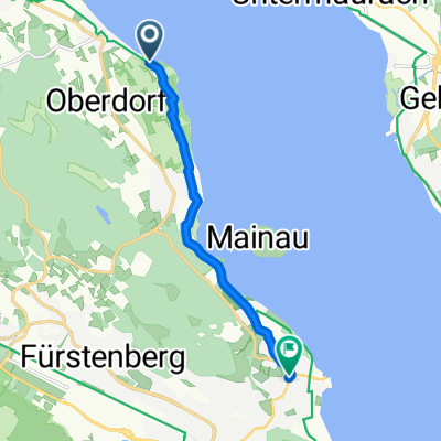 von am Fliesshorn nach Allmannsdorf (Bushaltestelle)