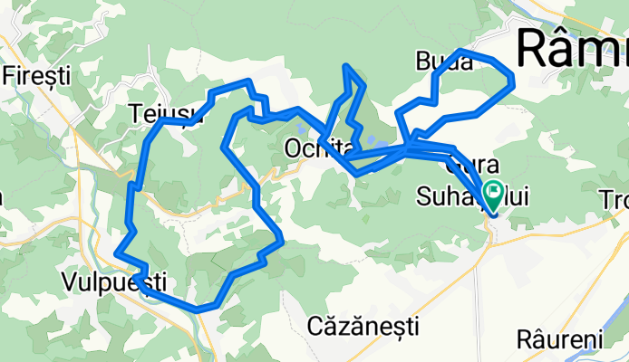 Ocnele Mari-Buda-Teica-Ocnita-Lunca-Rapanesti-Teiusu-Govora-Barsesti-Slatioarele-