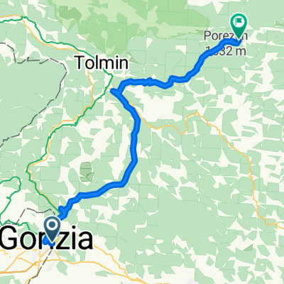 Nova Gorica-Most na Soci-Petrovo Brdo