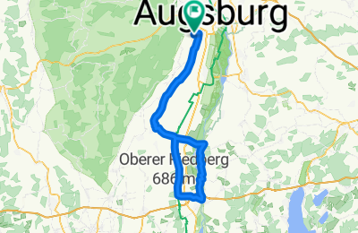 Route in der Bikemap App öffnen