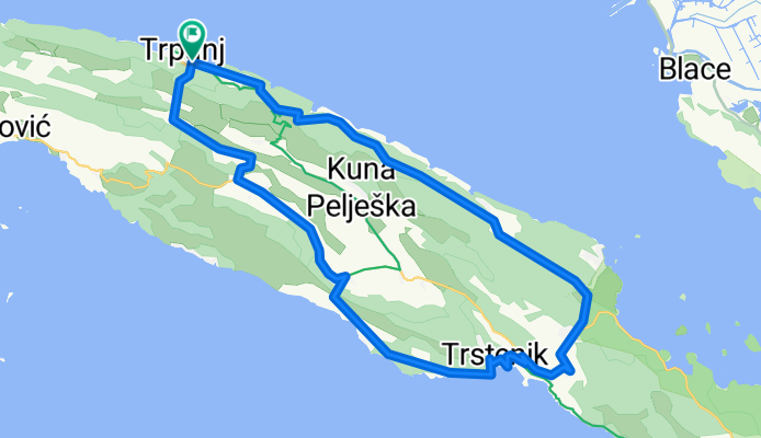 Trpanj - Trstenik - round route