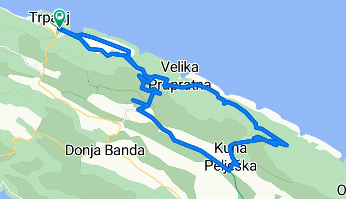 Trpanj - Kuna - round route