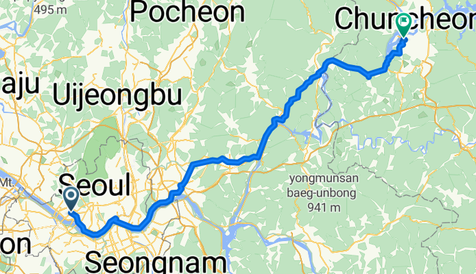 Hongik to chuncheon