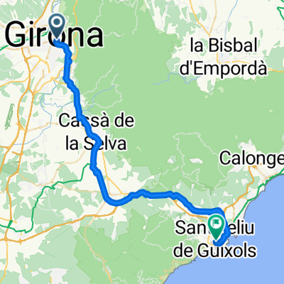 Girona til Sant Feliu