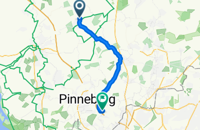 Route in der Bikemap App öffnen
