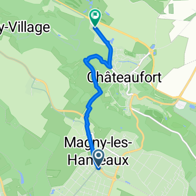 St Rémy / Magny les Hameaux - Safran CMH par les chemins