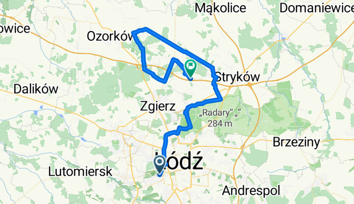 Łódź - Szczawin dookoła :)