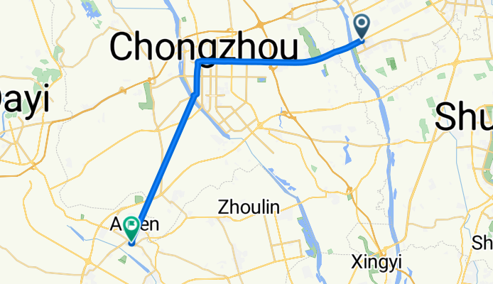 Lengthy 星期六 Route In 成都市