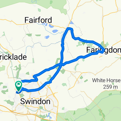 33 mile via Faringdon