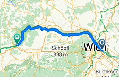Route in der Bikemap App öffnen