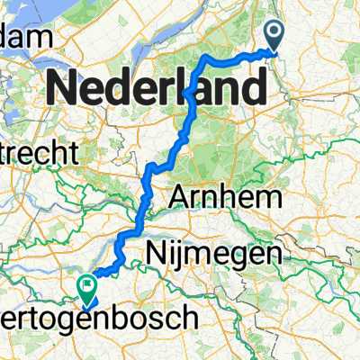 Ijssel bij Olst naar Rosmalen