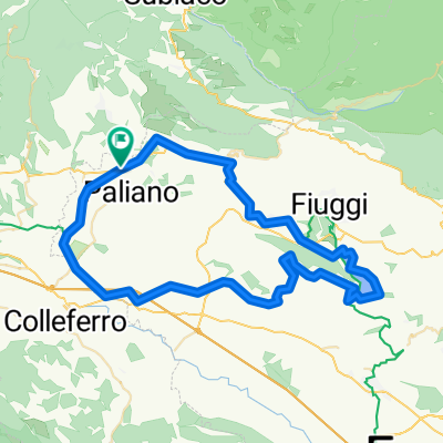 Paliano-Acuto-Lago Canterno-Anagni-Paliano