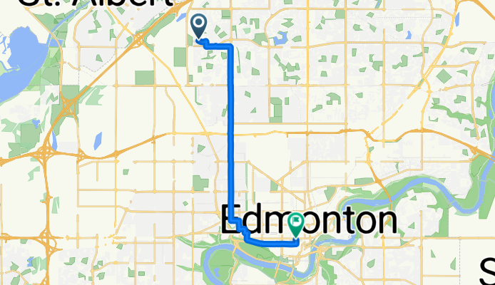 Long Monday Route In Edmonton