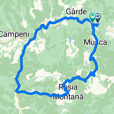 Lupșa - Roșia Montană - Câmpeni - Lupșa