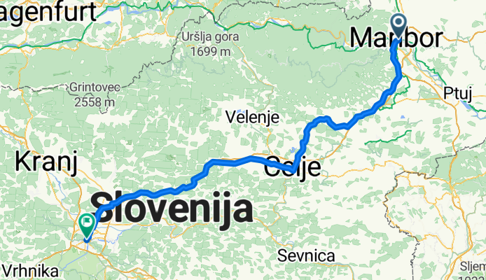 EV9 Alternative Maribor - Ljubljana